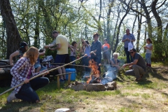 Ostersamstag mit Lagerfeuer - Aktion zur Verbesserung des Artenschutzes