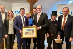 Finanzminister Albert Füracker zu Besuch in Donaustauf