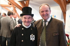 Unser Glücksbringer Fritz Schmid beim Neujahresempfang am 19.01.2020