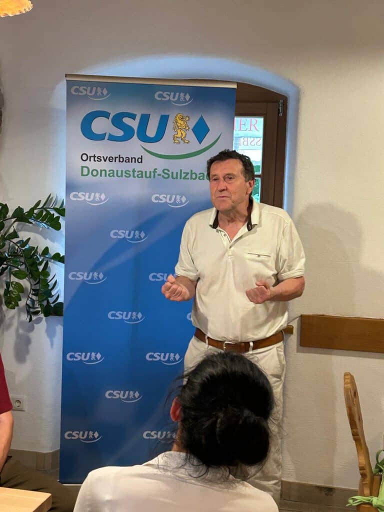 Erfolgreiche Mitgliederversammlung unseres CSU Ortsverbandes Donaustauf-Sulzbach